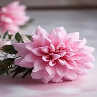 pink winter background
