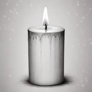 candle drawing