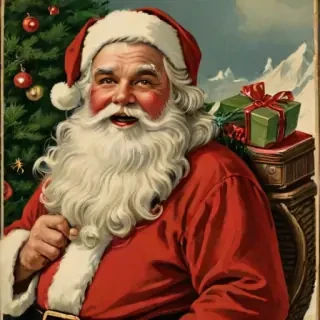 vintage santa png