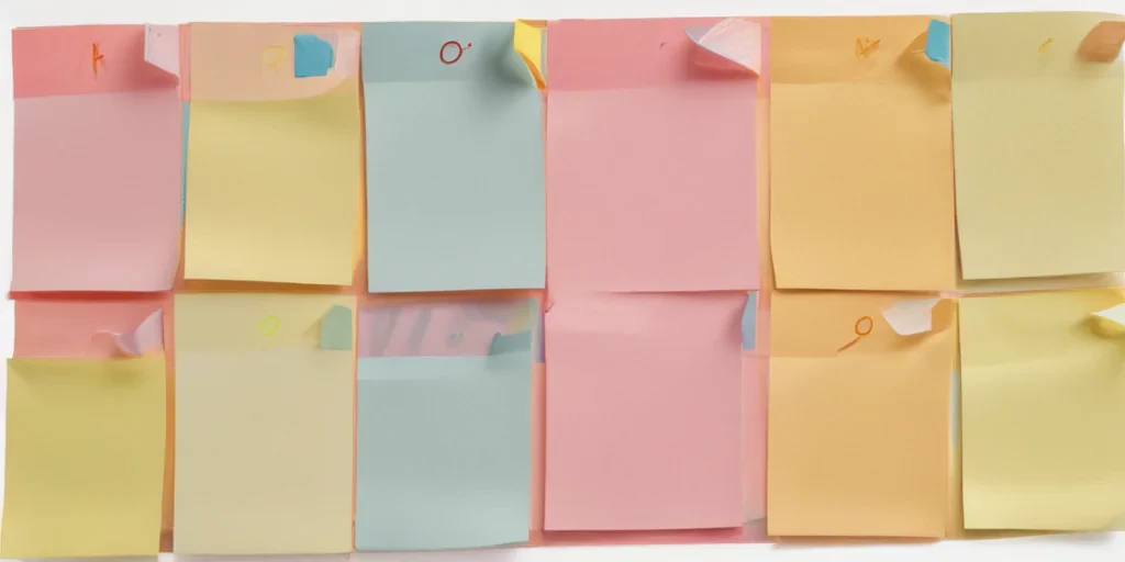 sticky notes png transparent