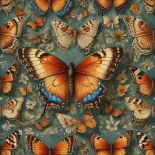 vintage butterfly illustration