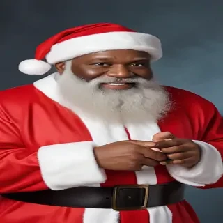 black santa png