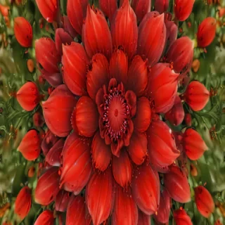 red flower bg