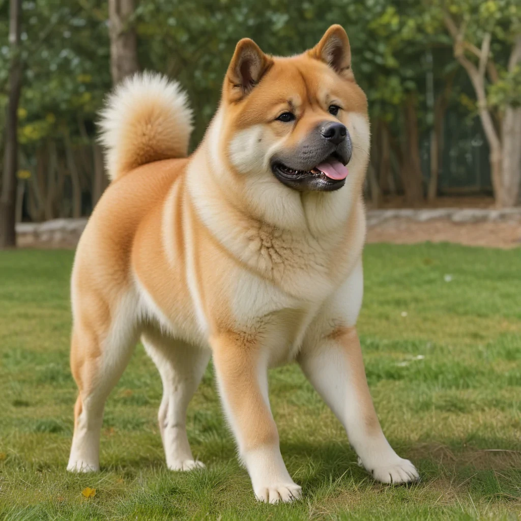akita chow dog breed