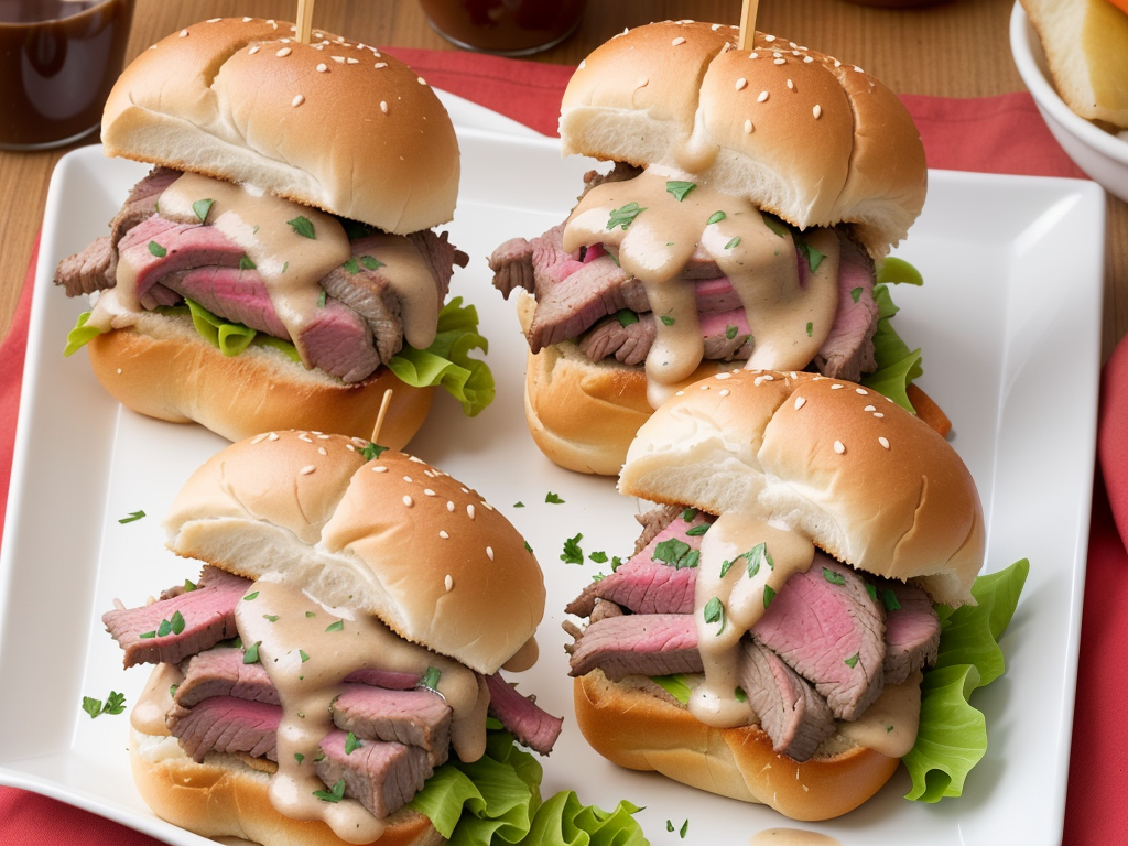 roast beef sliders with au jus
