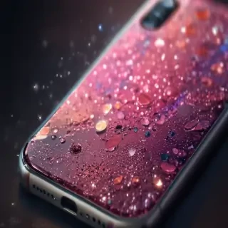 sparkly iphone background