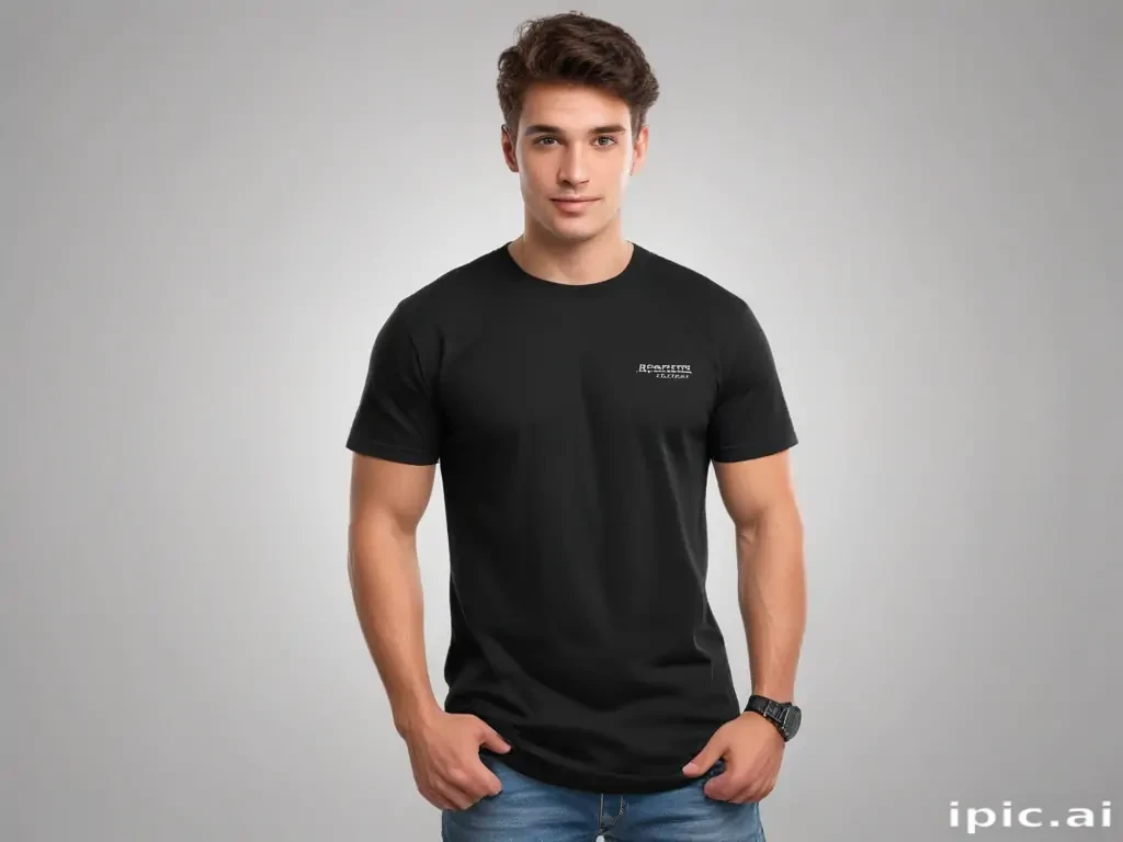 black tee png