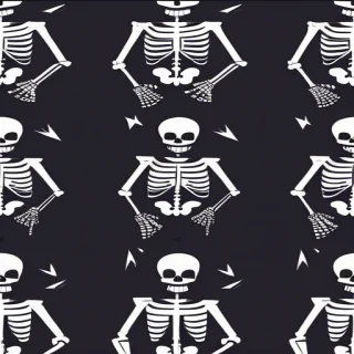 skeleton background