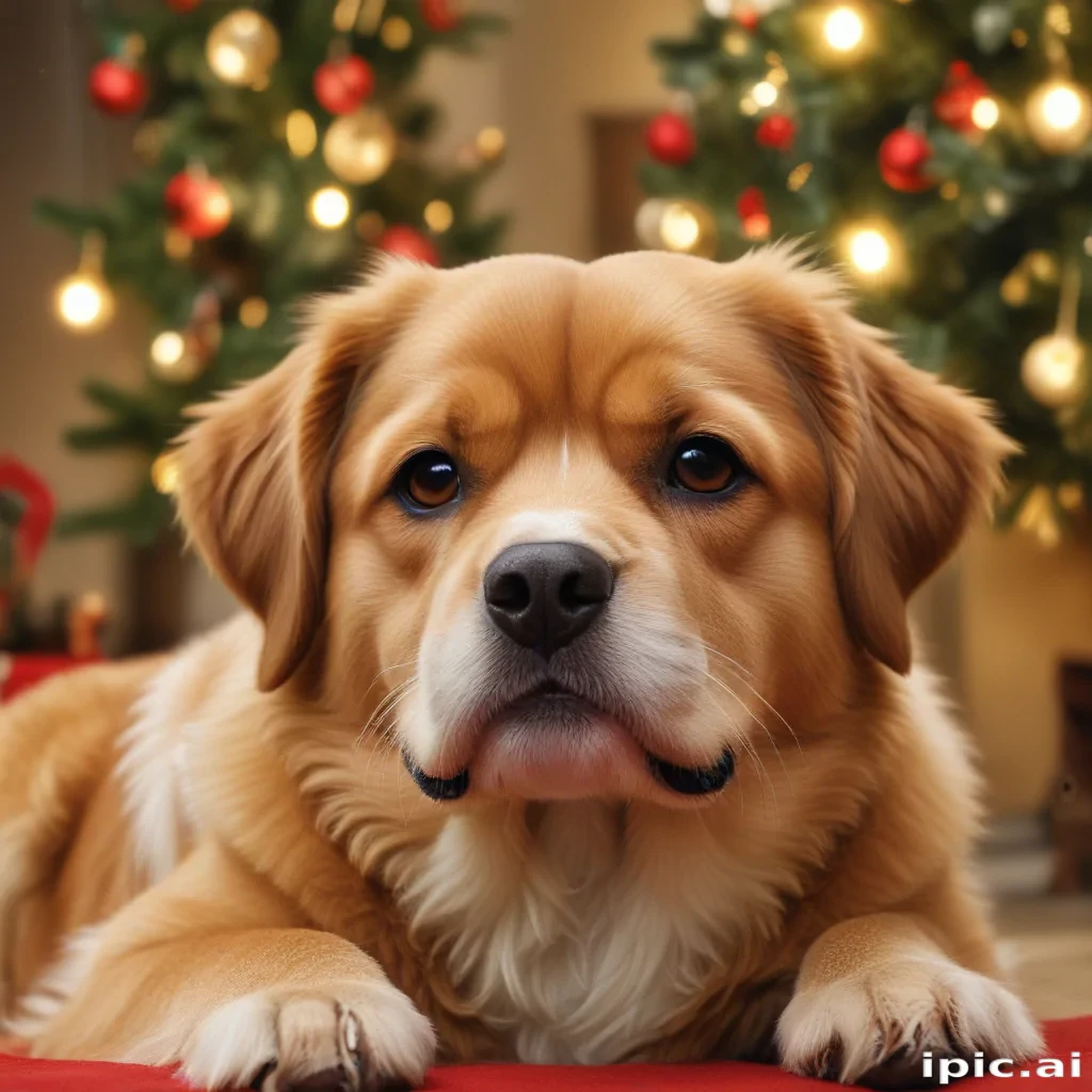 dog christmas backgrounds