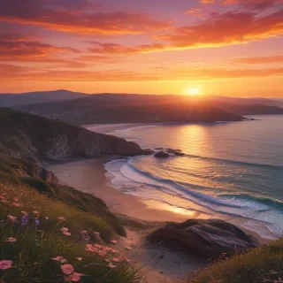 cute sunset backgrounds