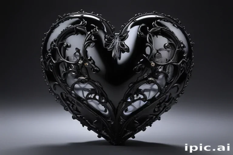 black heart pic