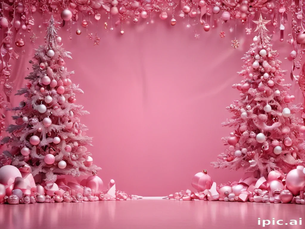 pink christmas background