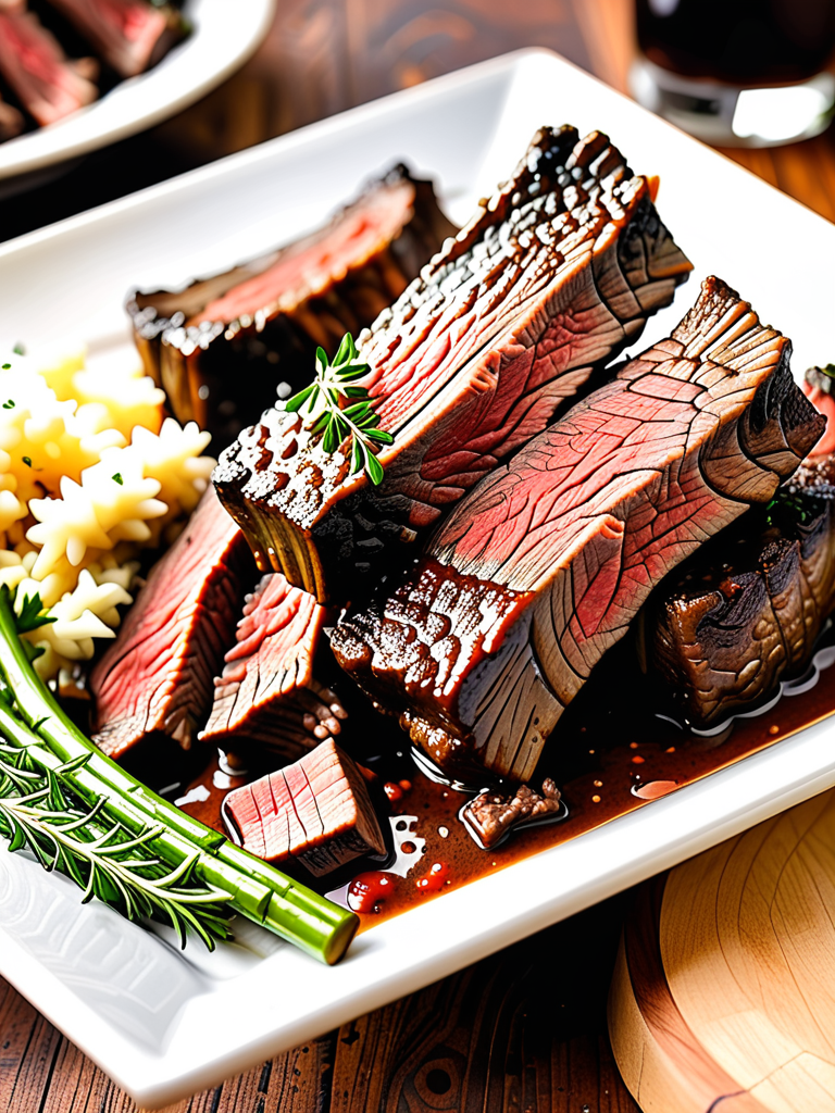 flanken style beef short ribs
