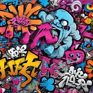 graffiti art background