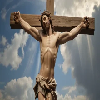 pictures of jesus on a cross