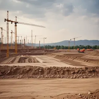 construction site background