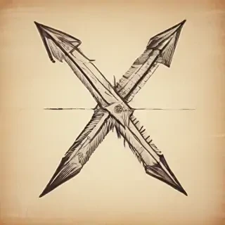 hand drawn arrow