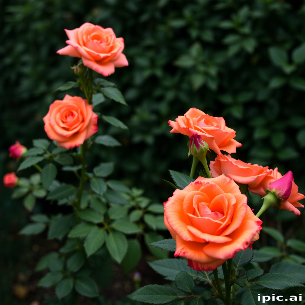 rose border