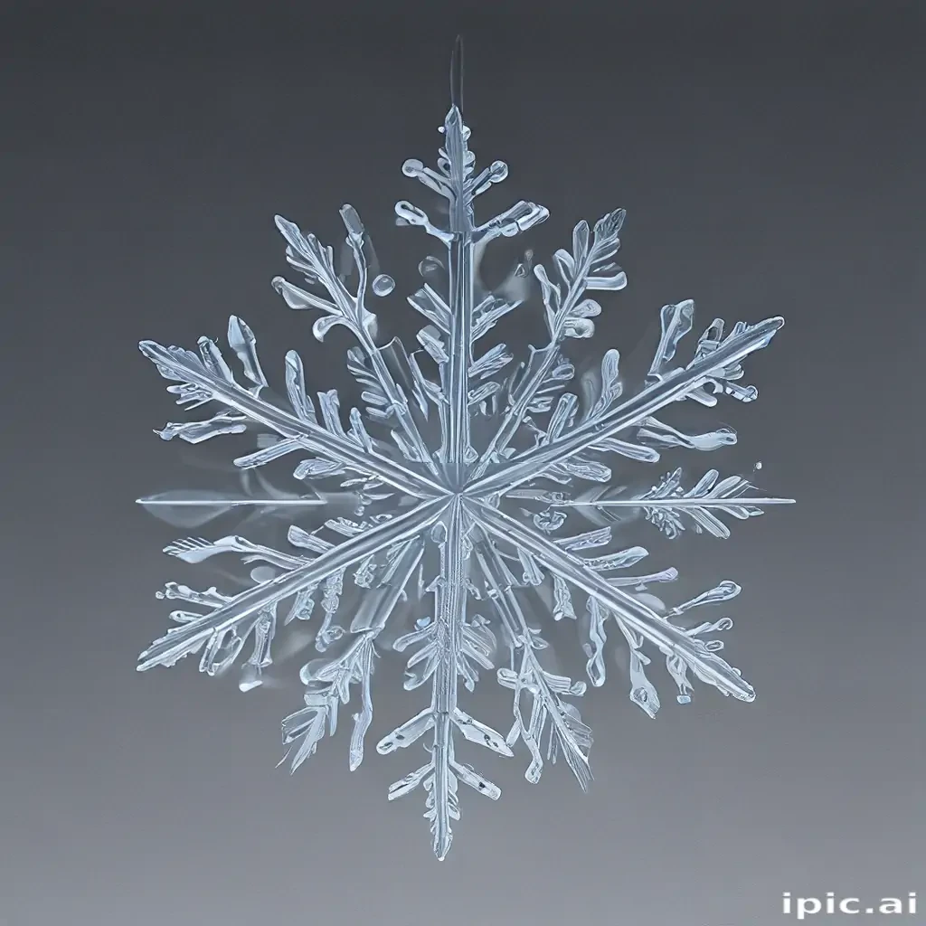 transparent snowflake
