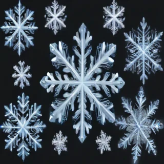 snowflake clipart with transparent background