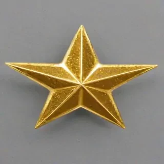 transparent gold star