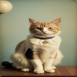 vintage cat