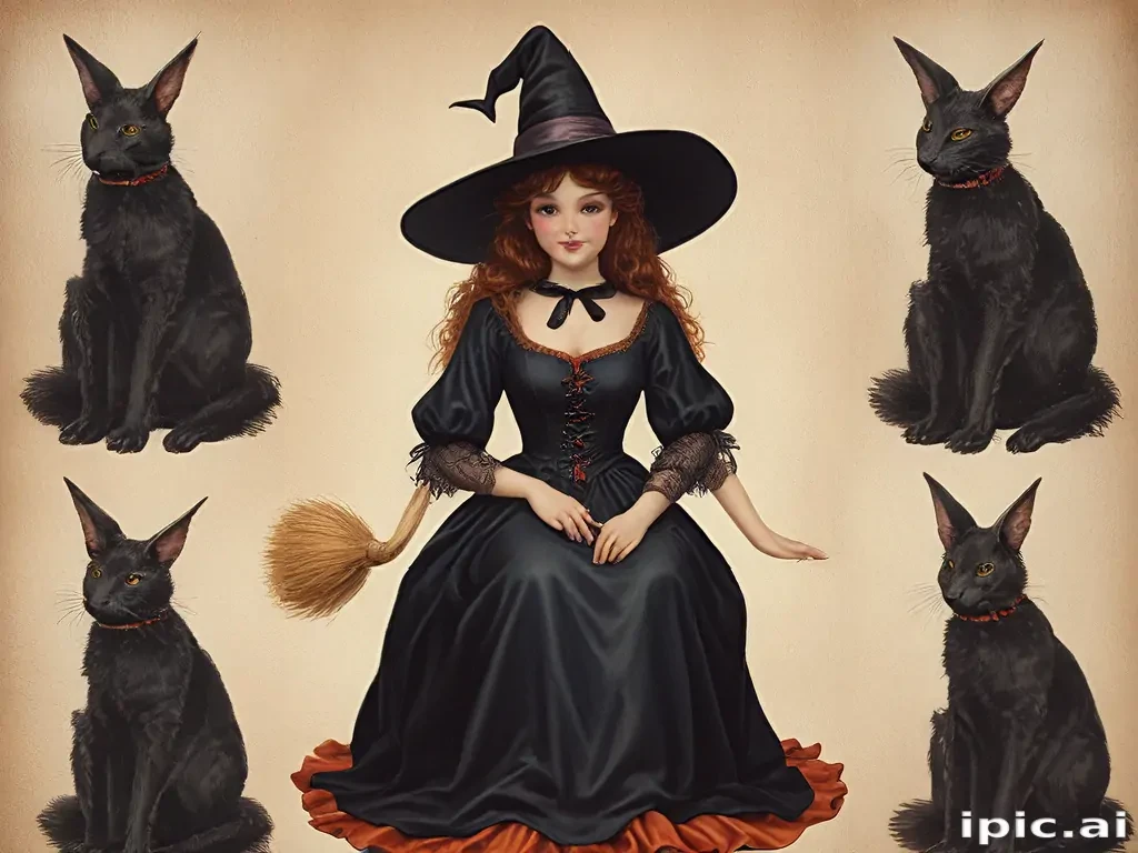 vintage witch images