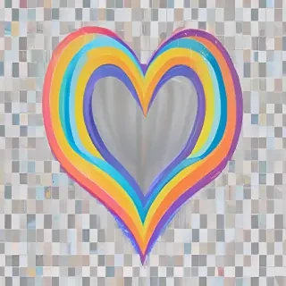 rainbow heart png
