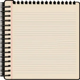 notebook paper png