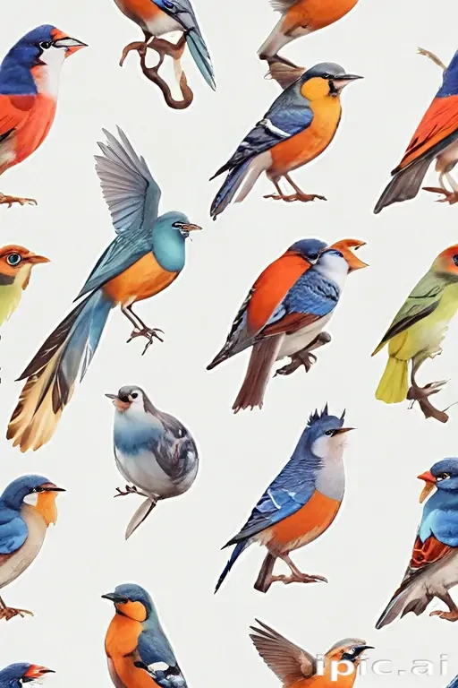 birds transparent background