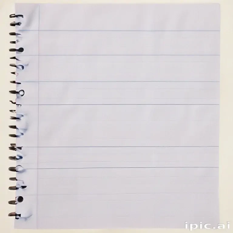 notebook paper image