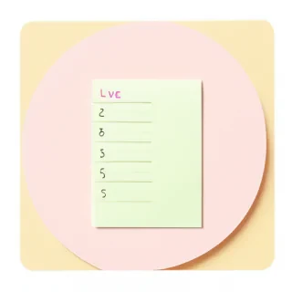aesthetic cute sticky note png