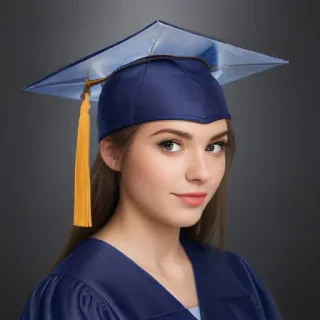 transparent graduation cap