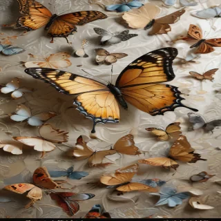 butterfly wall paper