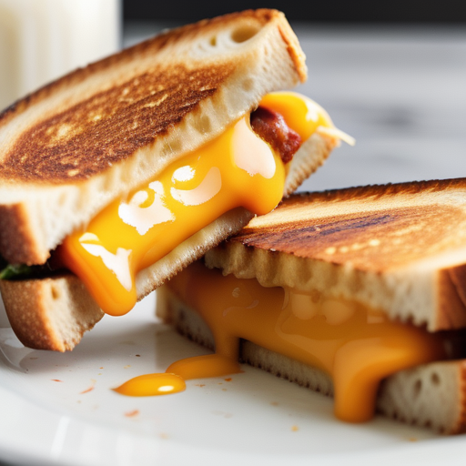 what to dip grilled cheese in