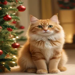 merry christmas cats images
