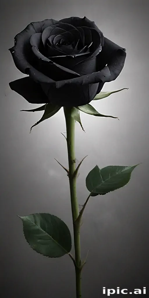 black rose picture