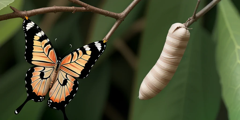 butterfly cocoon png