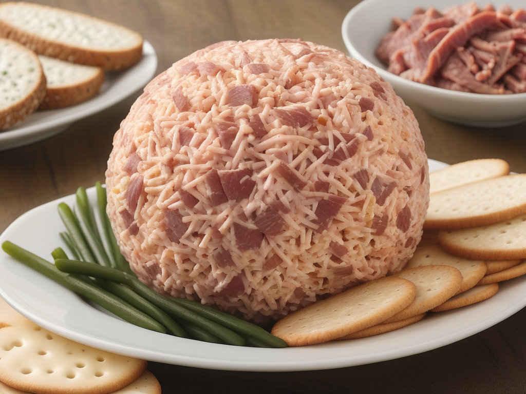 cheese ball with corned beef