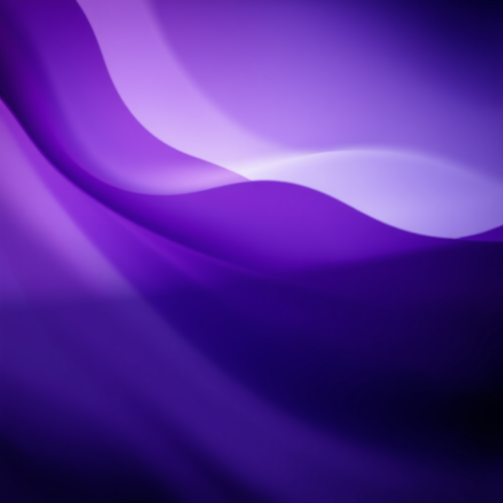 abstract background with flowing lines in shades of purple and blue, soft focus, high dynamic range, 50mm lens, f/1.8 aperture, ISO 100, shot from a low angle, natural light, digital camera