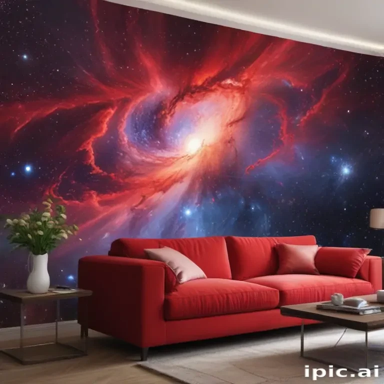 galaxy red wallpaper