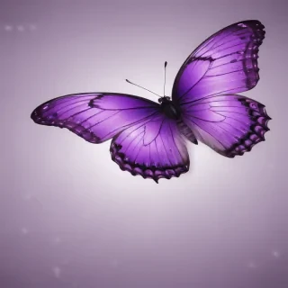 purple butterfly clipart