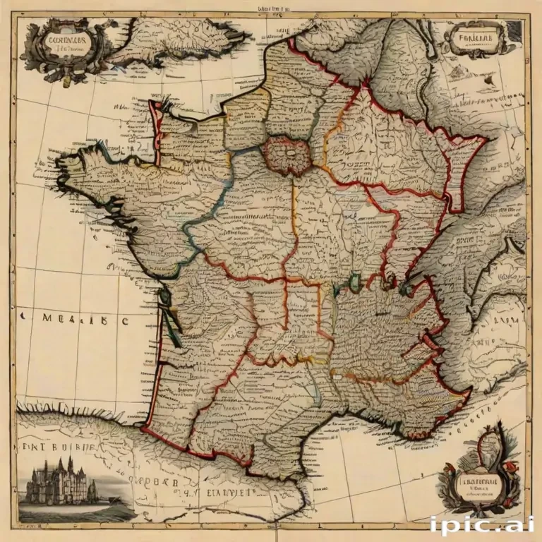 map of france