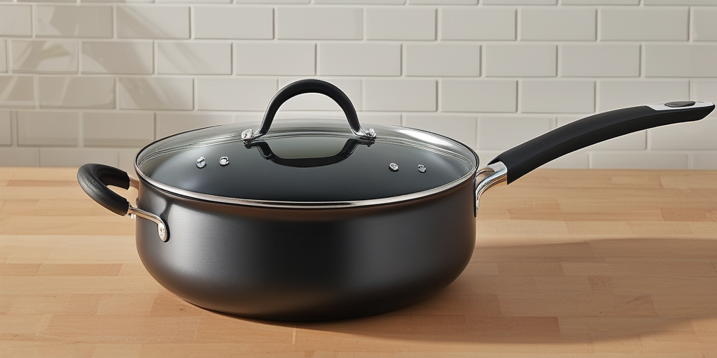 large non stick saute pan