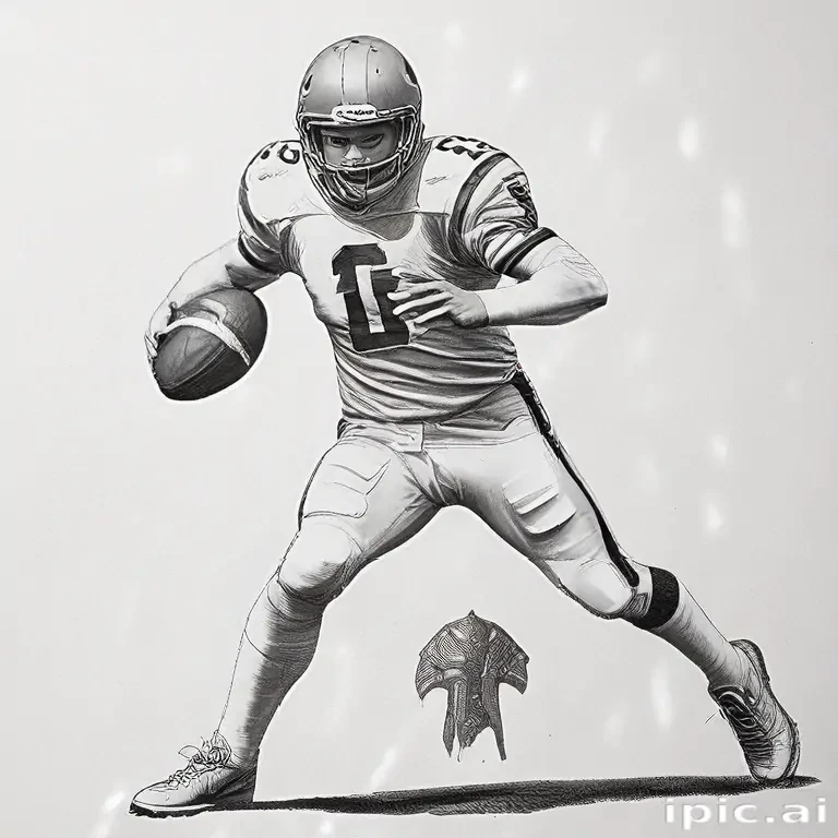 football drawing