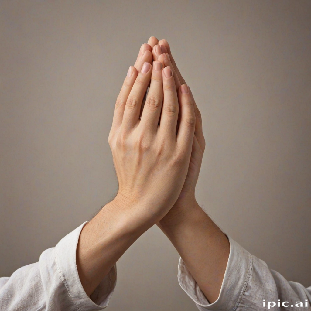 pray hands png