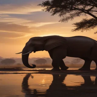elephant silhouette