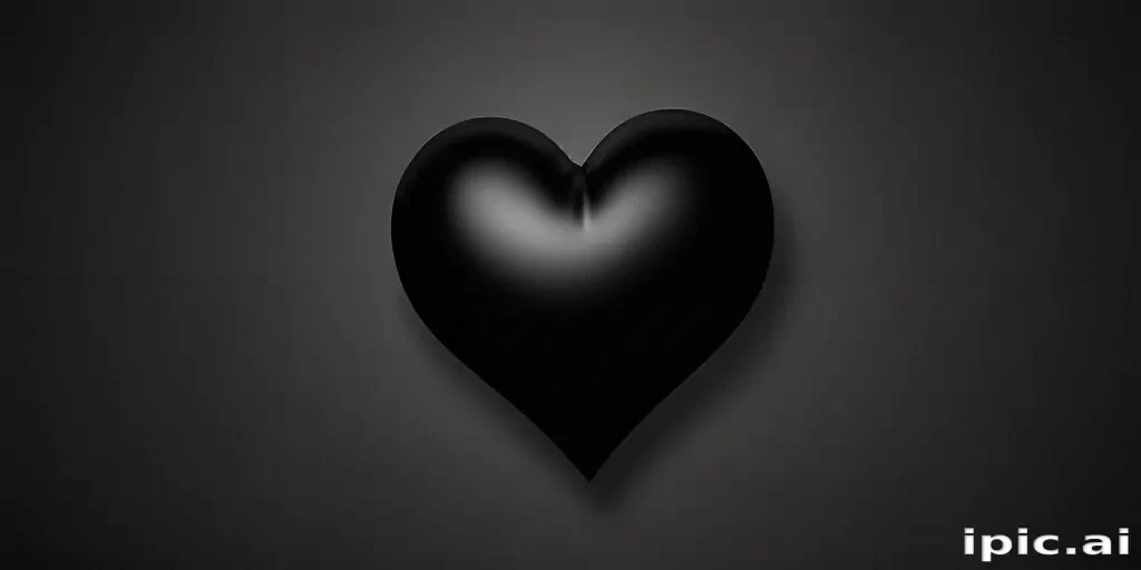 black heart pic