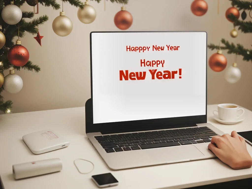 happy new year desktop background