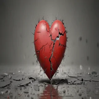 broken heart background